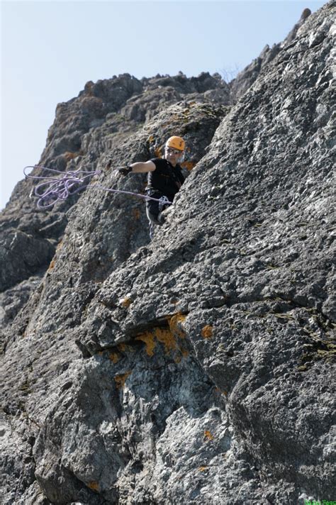 Ferrata alla Pietra Nera di Salsomaggiore: inizi di .